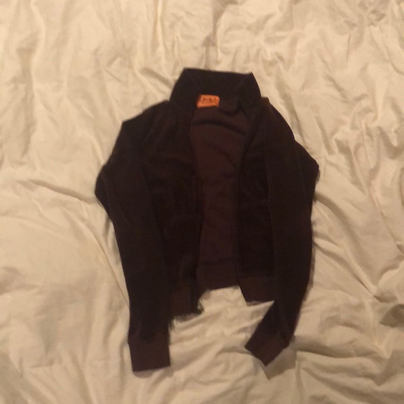 Burgundy juicy couture track jacket. - Picture 1 of 2